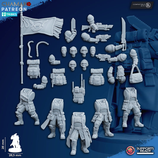 Freedom Guard Command Squad (5) | Empire Guard - Human Defense Force - Ghamak