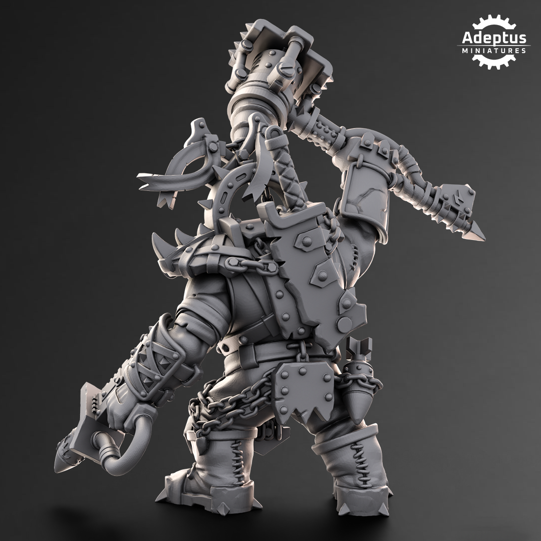 Orks Kill Squad | Space Orcs (8) - Adeptus Miniatures | 3D-printed Miniatures