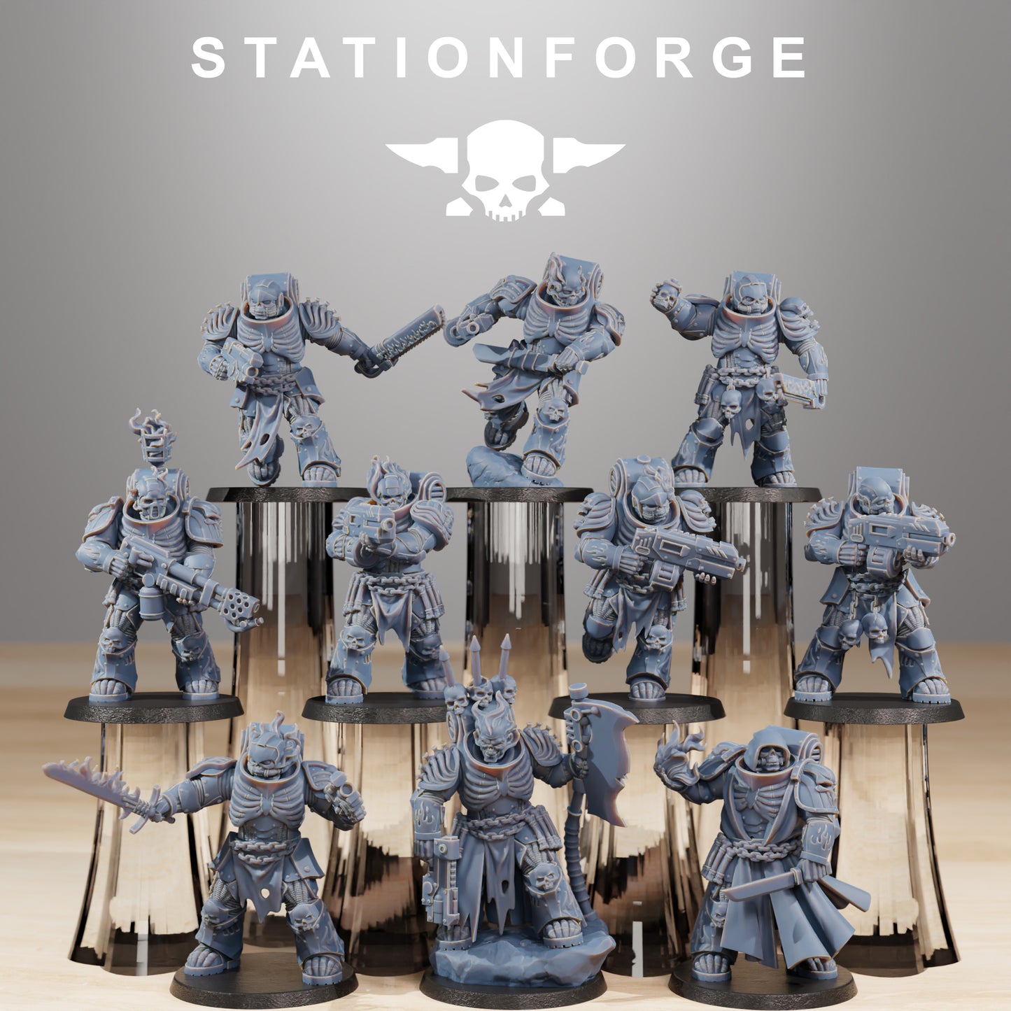 Socratis Doom Reapers | Socratis Knights (10) - MKX Prime Brothers - Stationforge - 3d Printed Mini Marines