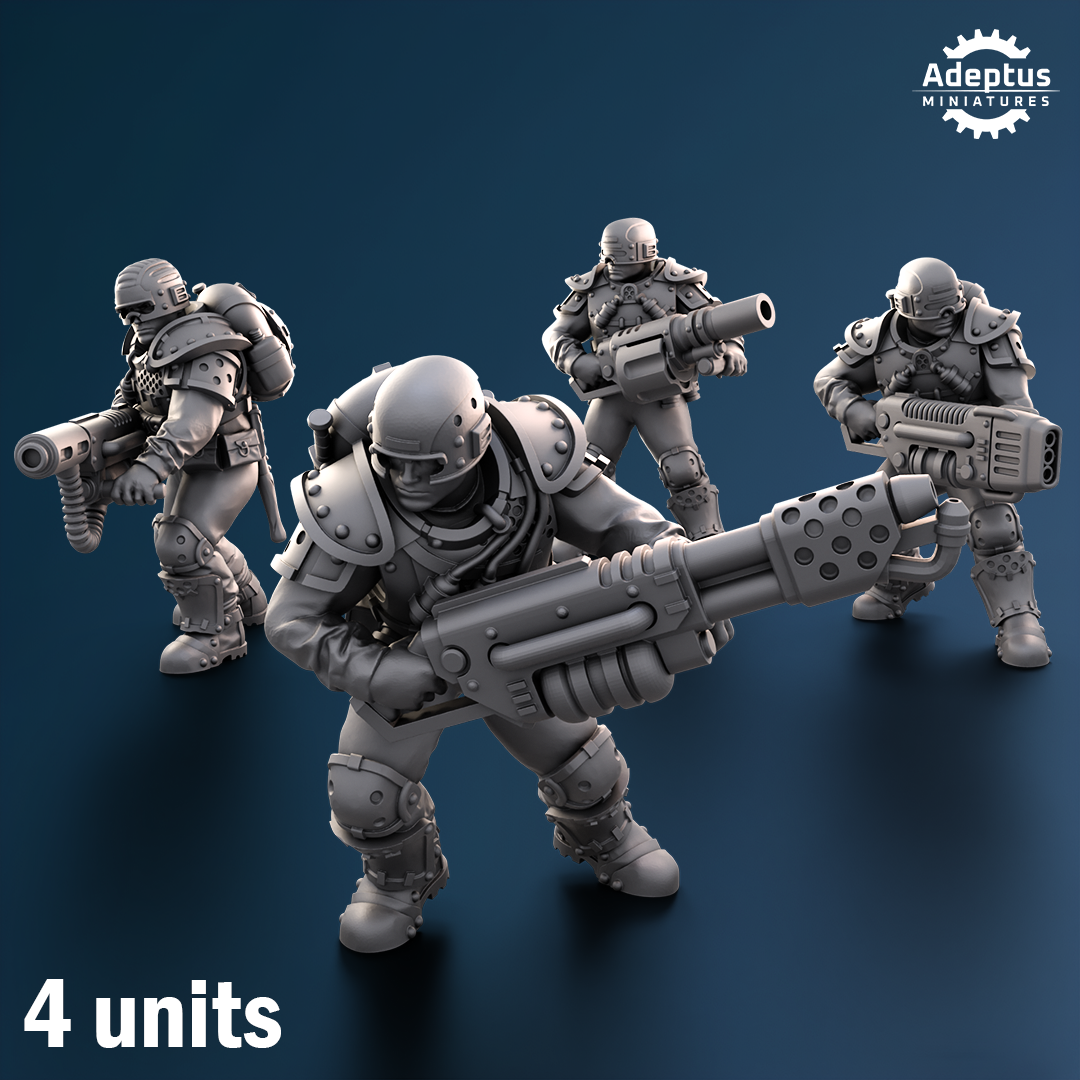 Greyplate Regiment - Empire Guard - Human Defense Force - Adeptus Miniatures