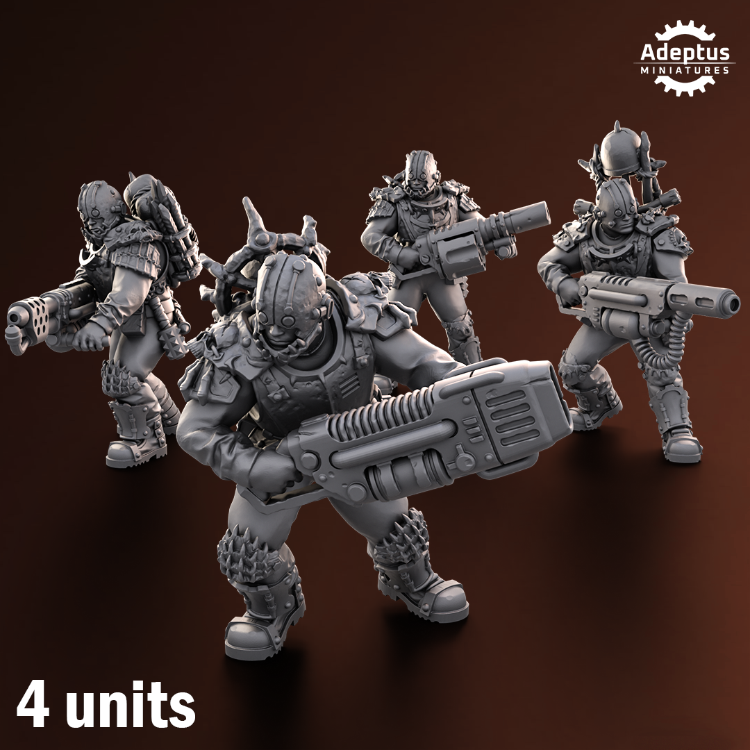 Shattered Legion - Traitor Guard - Heretic Defense Force - Adeptus Miniatures