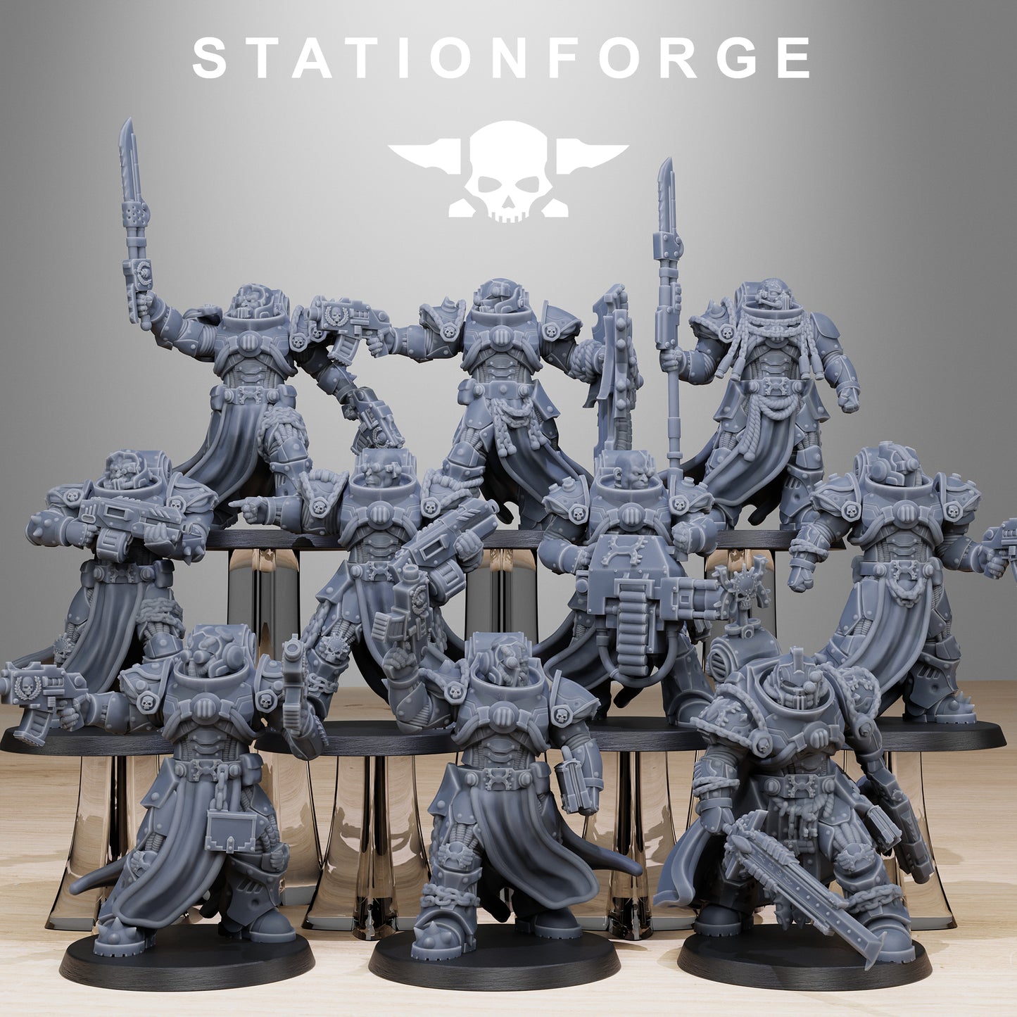 Socratis Militants | Socratis Knights (10) - MKX Prime Brothers - Stationforge - 3d Printed Mini Marines