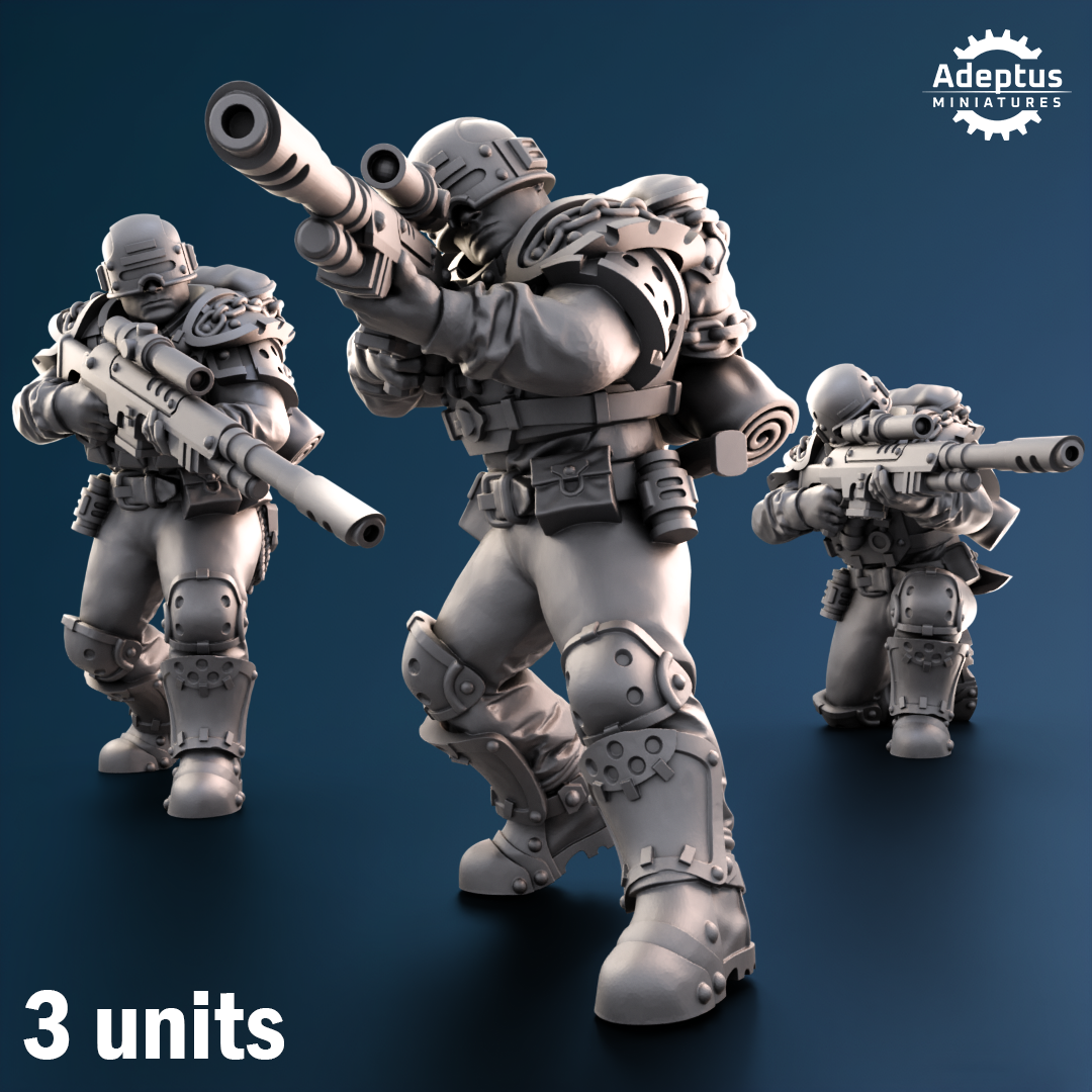 Greyplate Regiment - Empire Guard - Human Defense Force - Adeptus Miniatures