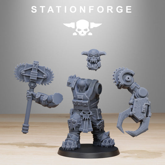 Spec Team Orkaz | Space Orcs (10) - Stationforge | 3D-printed Miniatures