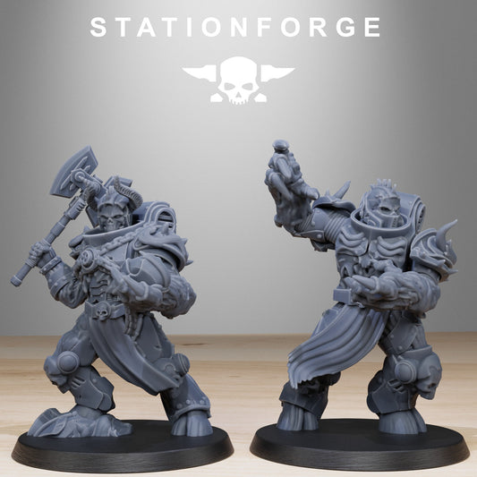 Corrupted Socratis Mutants | Chaos Knights (10) - Havoc Brothers - Stationforge - 3d Printed Mini Marines