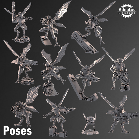 Death Stingers (11) - Dao Union Auxiliary - Adeptus Miniatures - Xenos