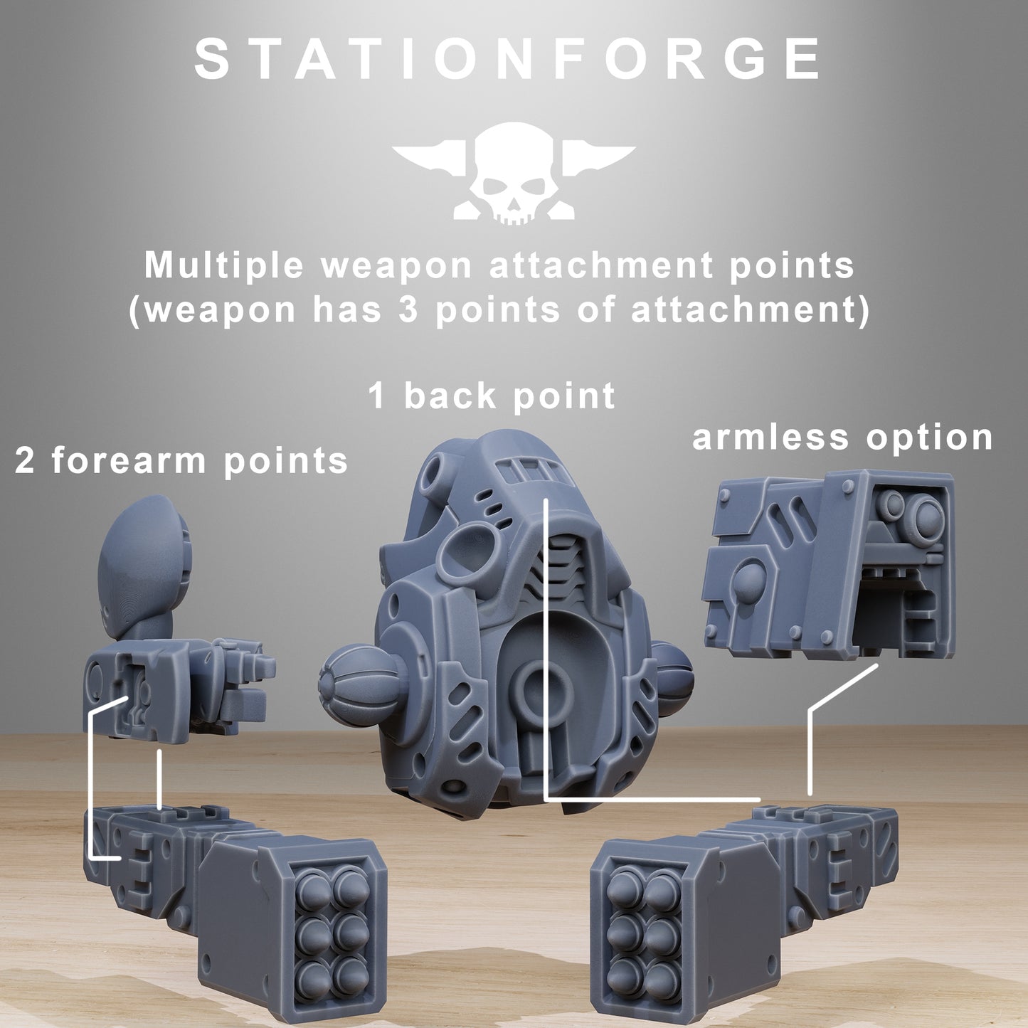 Tairon Mk1 Mechs | Mechs (3) - Dao Union - Stationforge - Xenos