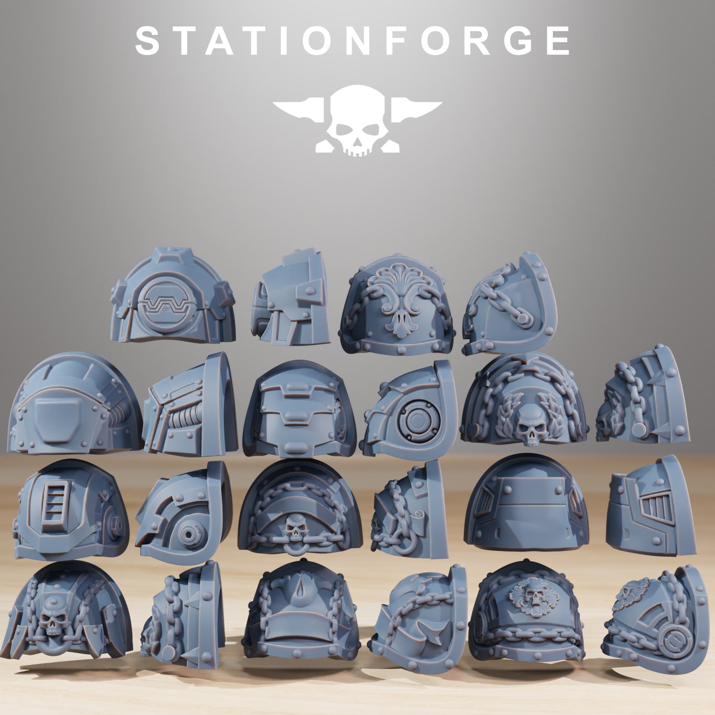 Socratis Reinforcers | Socratis Knights (10) - MKX Prime Brothers - Stationforge - 3d Printed Mini Marines