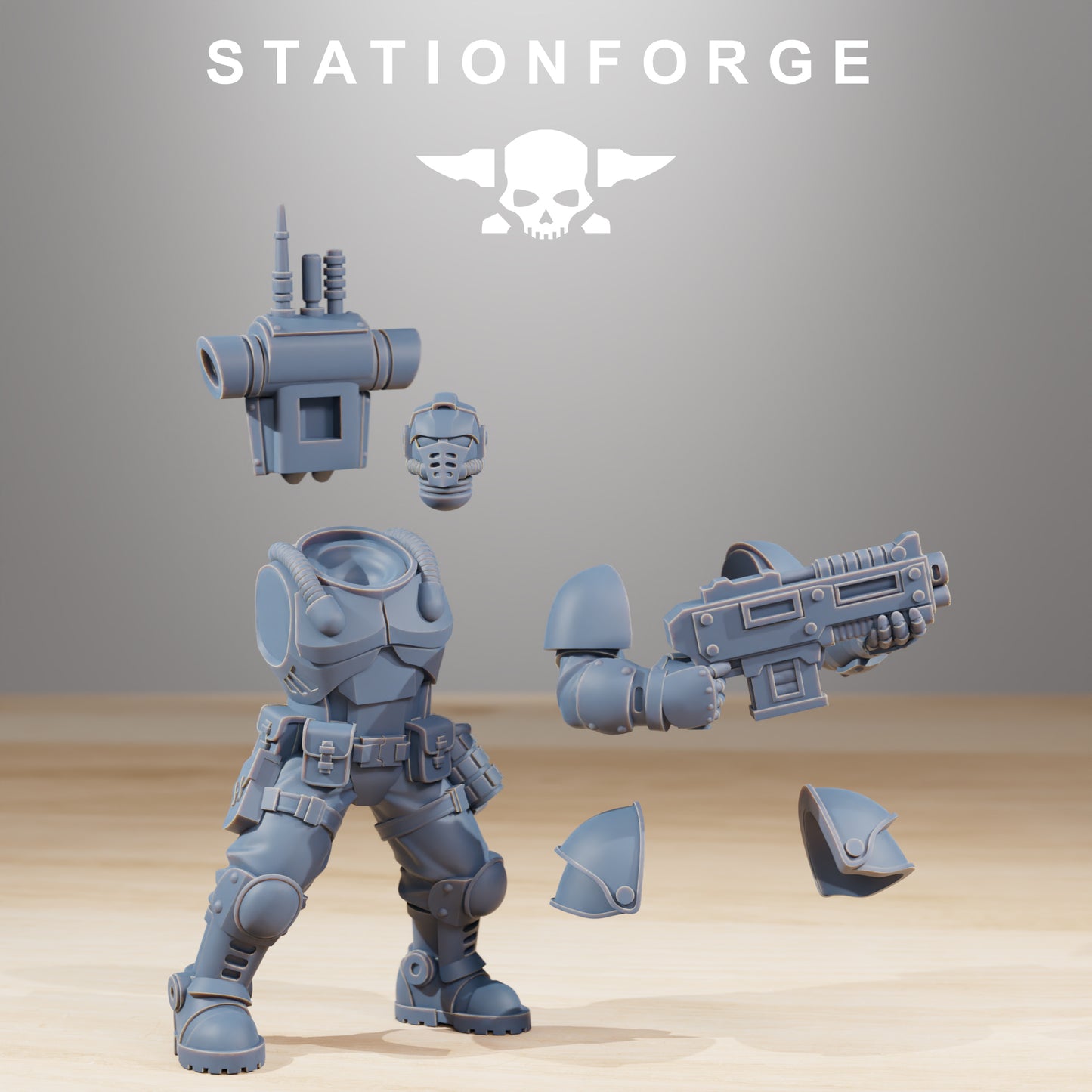 Socratis Light Infantry | Socratis Knights (10) - MKX Prime Brothers - Stationforge - 3d Printed Mini Marines