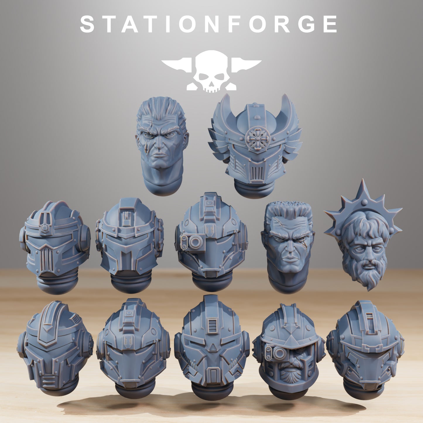 Socratis Reinforcers | Socratis Knights (10) - MKX Prime Brothers - Stationforge - 3d Printed Mini Marines