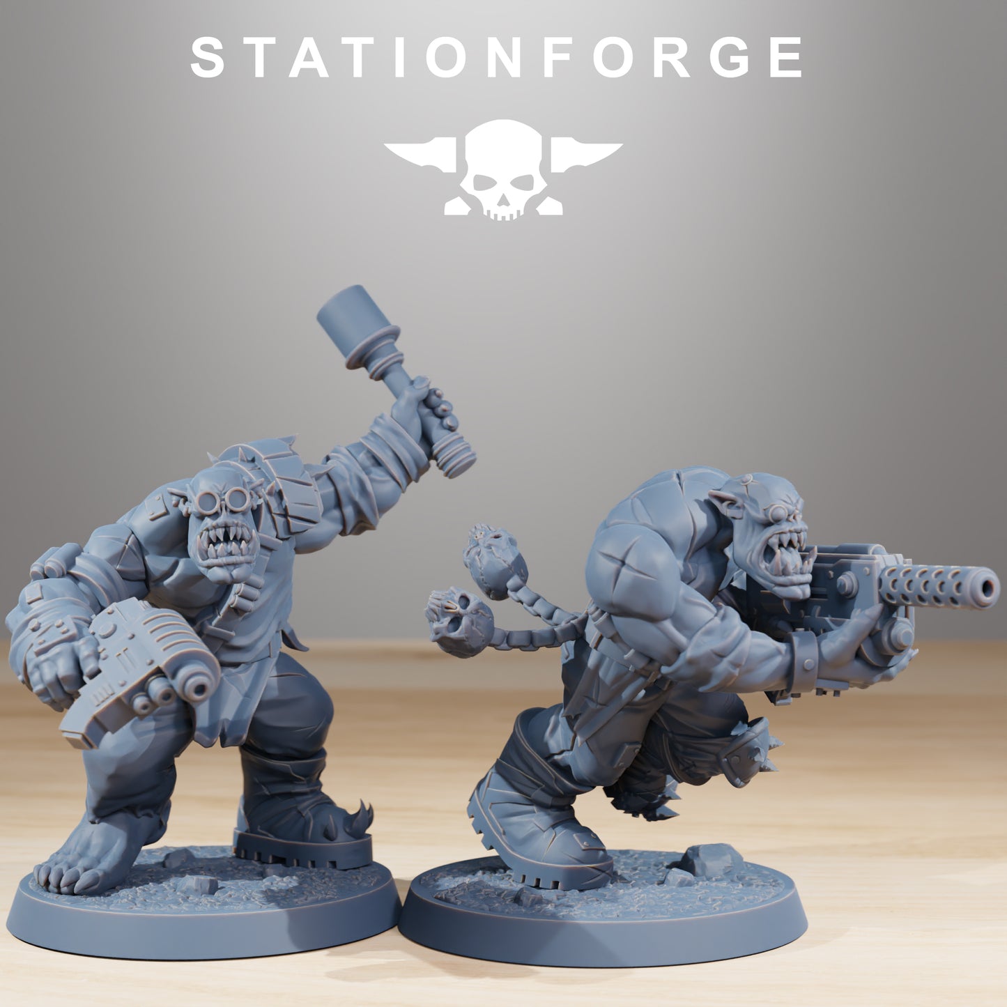 Orkaz Infantry | Space Orcs (11) - Stationforge | 3D-printed Miniatures