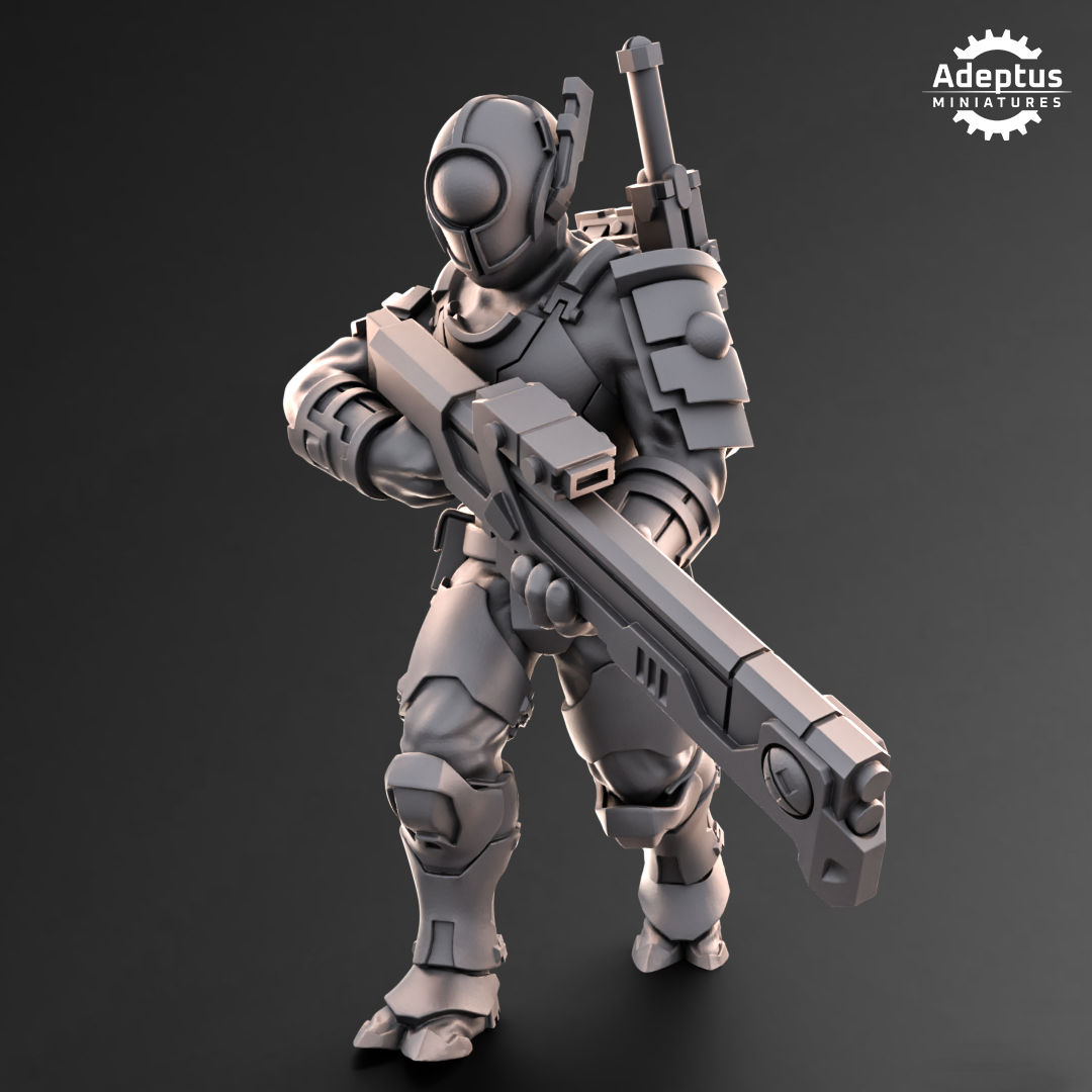 Line Strikers Kae'ti (5) - Dao Union - Adeptus Miniatures - Xenos