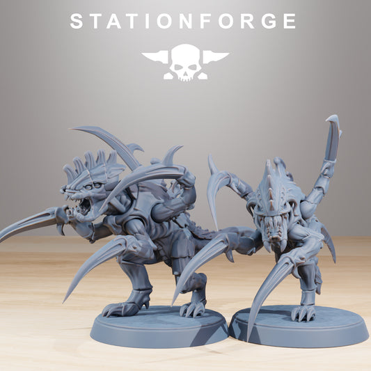 Xenarids Melee Infantry | Alien Hives (10) - Stationforge | 3D-printed Miniatures