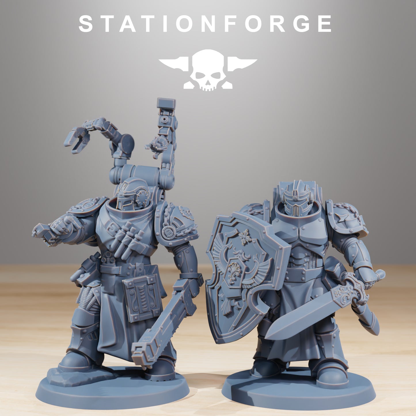 Socratis Reinforcers | Socratis Knights (10) - MKX Prime Brothers - Stationforge - 3d Printed Mini Marines