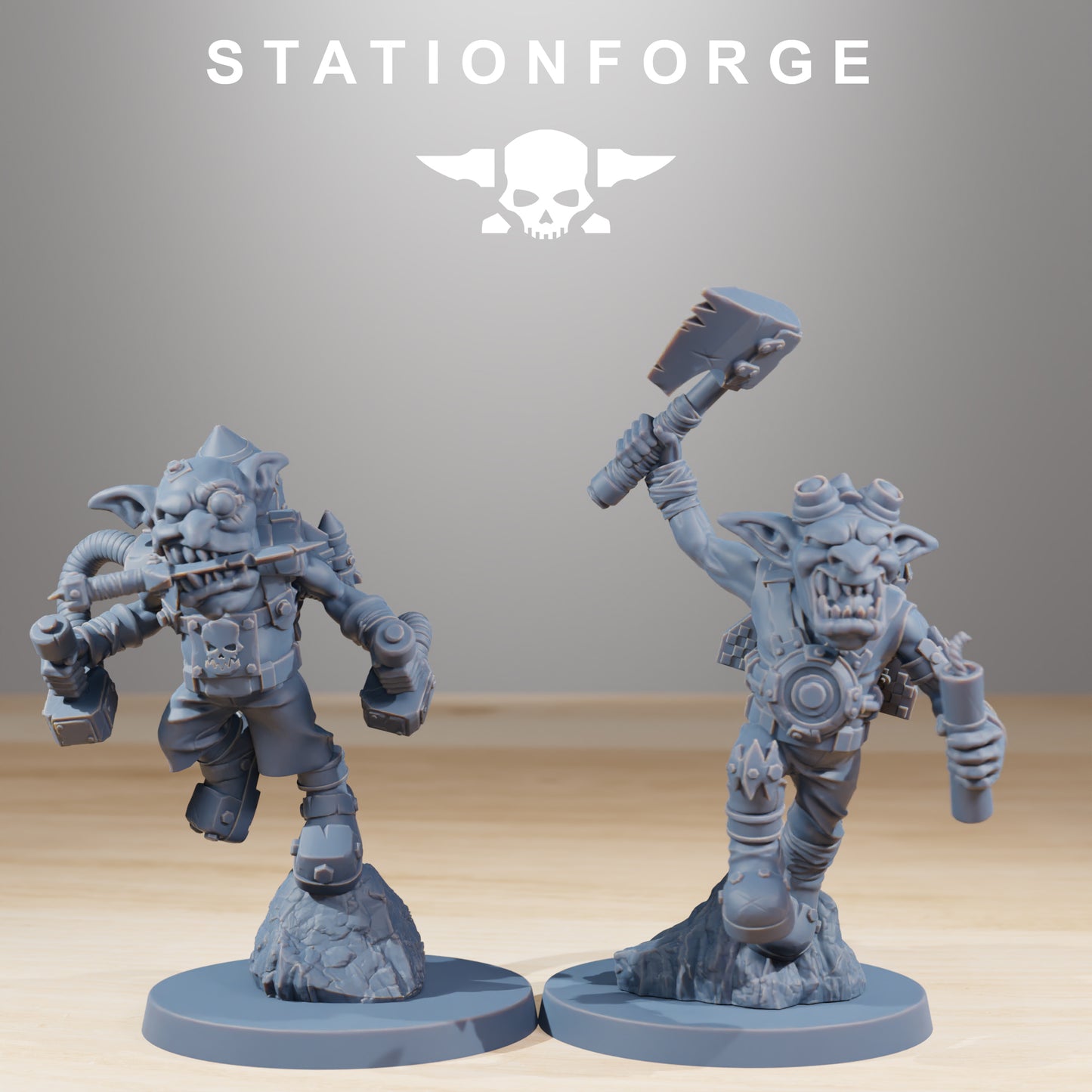 Jesters Gobs | Space Orcs (10) - Stationforge | 3D-printed Miniatures
