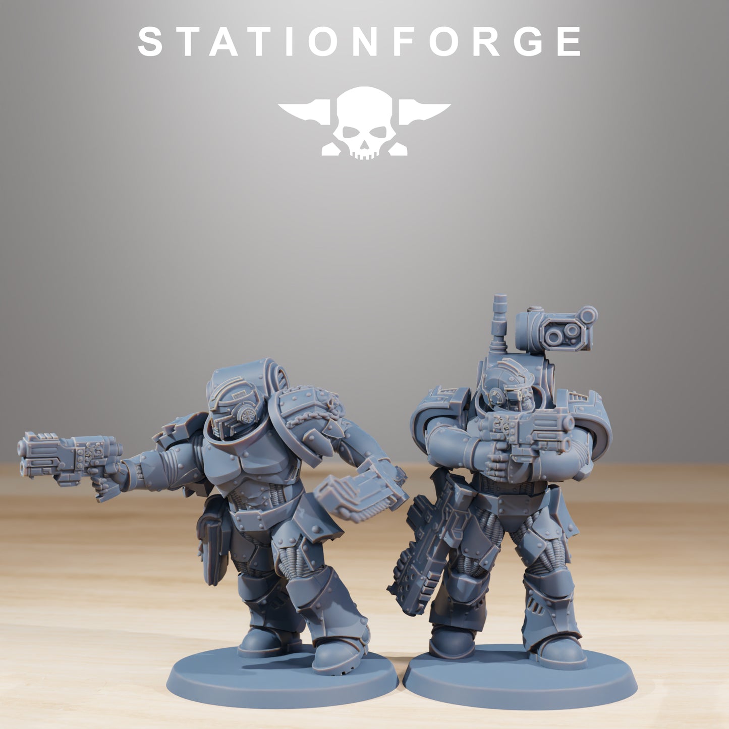 Socratis Reinforcers | Socratis Knights (10) - MKX Prime Brothers - Stationforge - 3d Printed Mini Marines