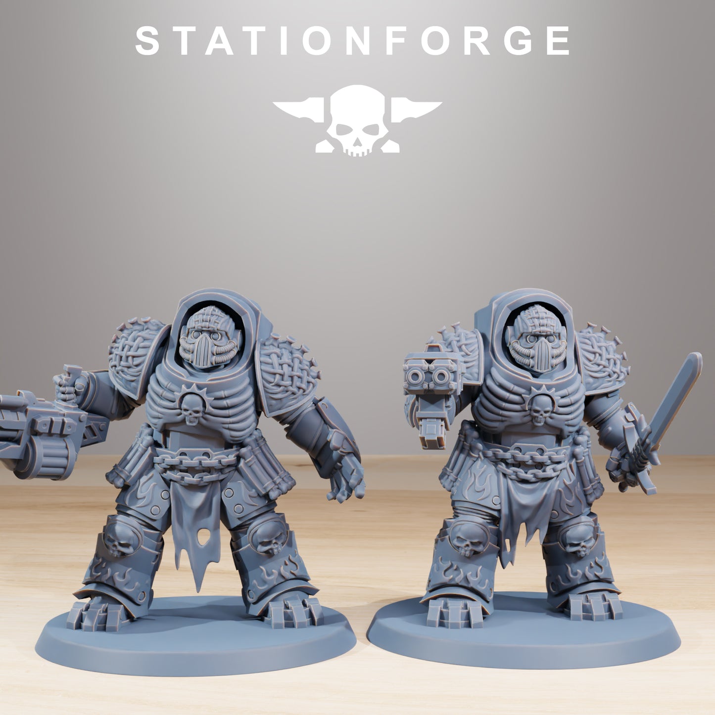 Socratis Doom Reapers Vanguard | Socratis Knights (10) - MKX Prime Brothers - Stationforge - 3d Printed Mini Marines
