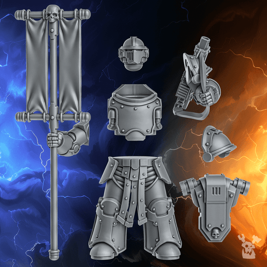 Standard Bearer | Millennium Wars (1) - Battle Brothers - DakkaDakka - 3D Printed Mini Marines