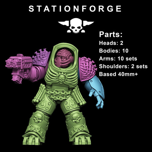 Socratis Doom Reapers Vanguard | Socratis Knights (10) - MKX Prime Brothers - Stationforge - 3d Printed Mini Marines
