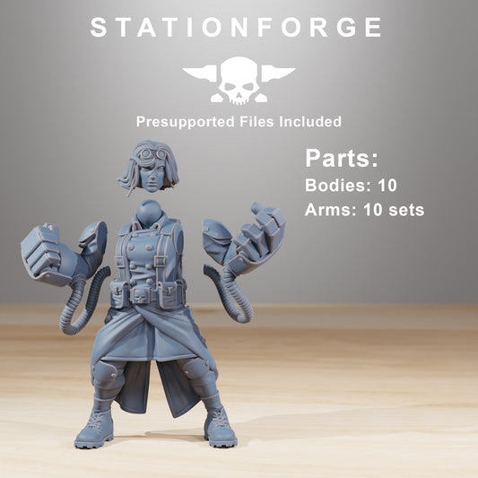 Grimguard Battle Sisters (10) | Empire Guard - Human Defense Force - Stationforge