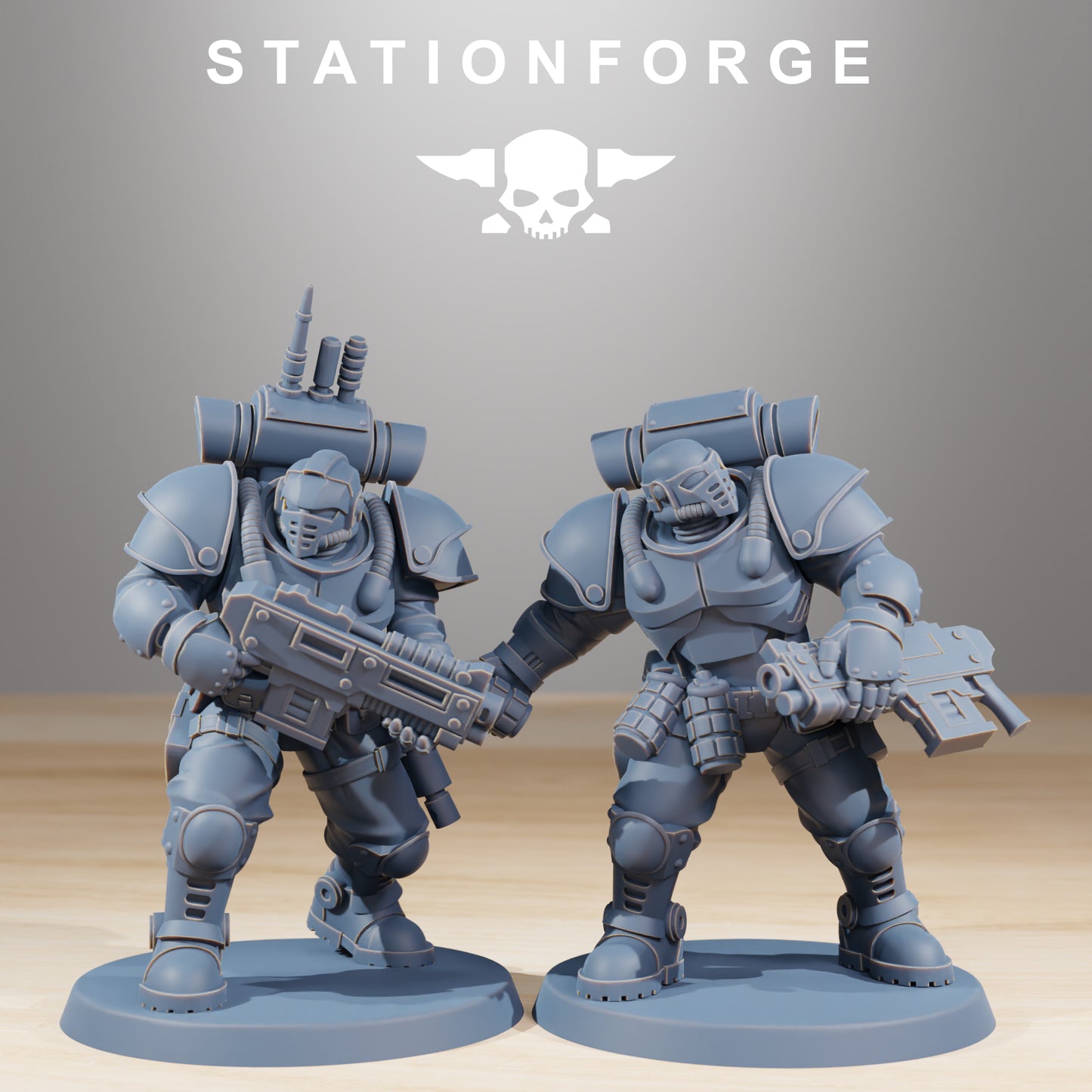 Socratis Light Infantry | Socratis Knights (10) - MKX Prime Brothers - Stationforge - 3d Printed Mini Marines