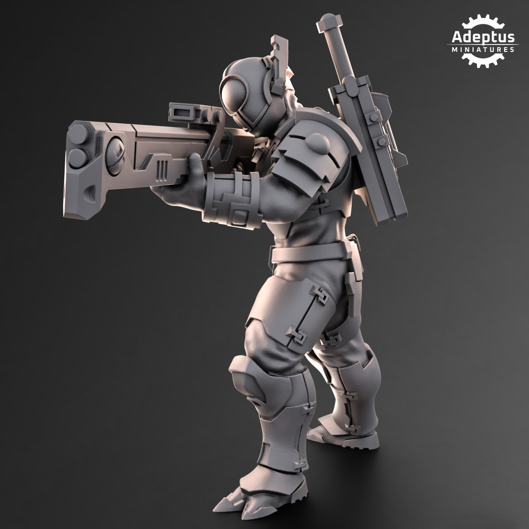 Line Strikers Kae'ti (5) - Dao Union - Adeptus Miniatures - Xenos