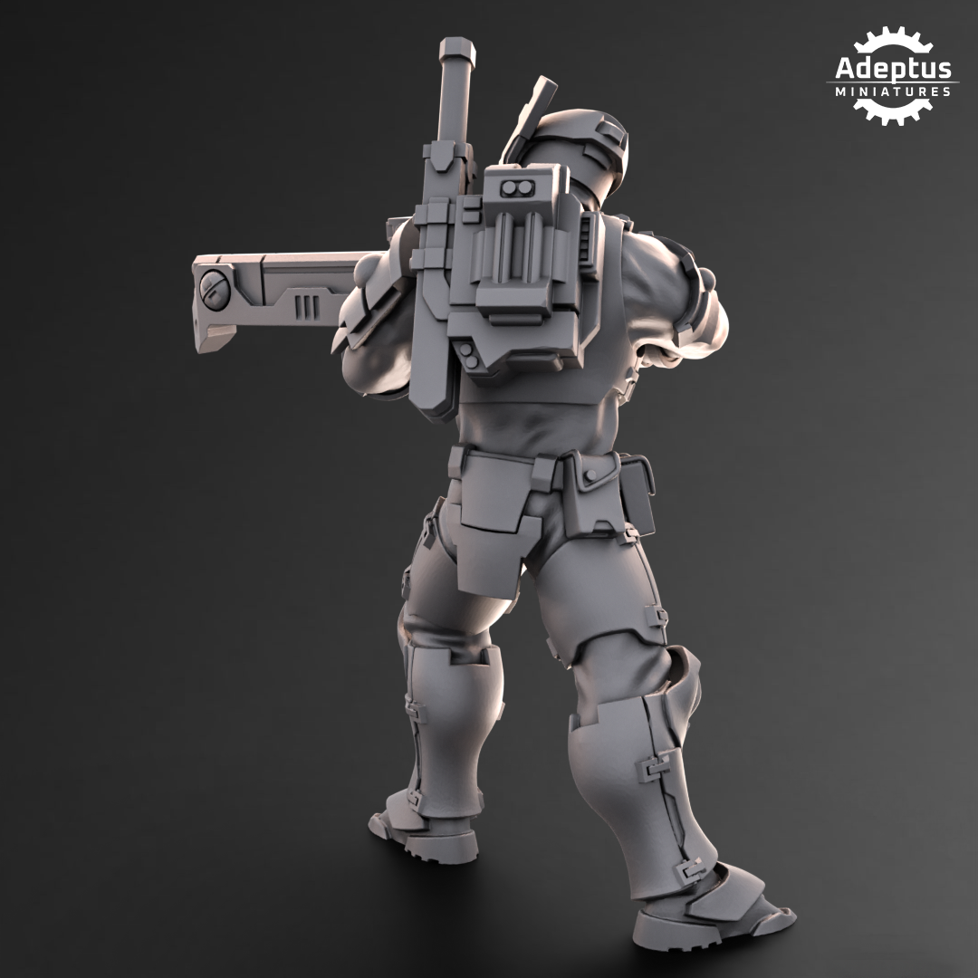 Line Strikers Kae'ti (5) - Dao Union - Adeptus Miniatures - Xenos