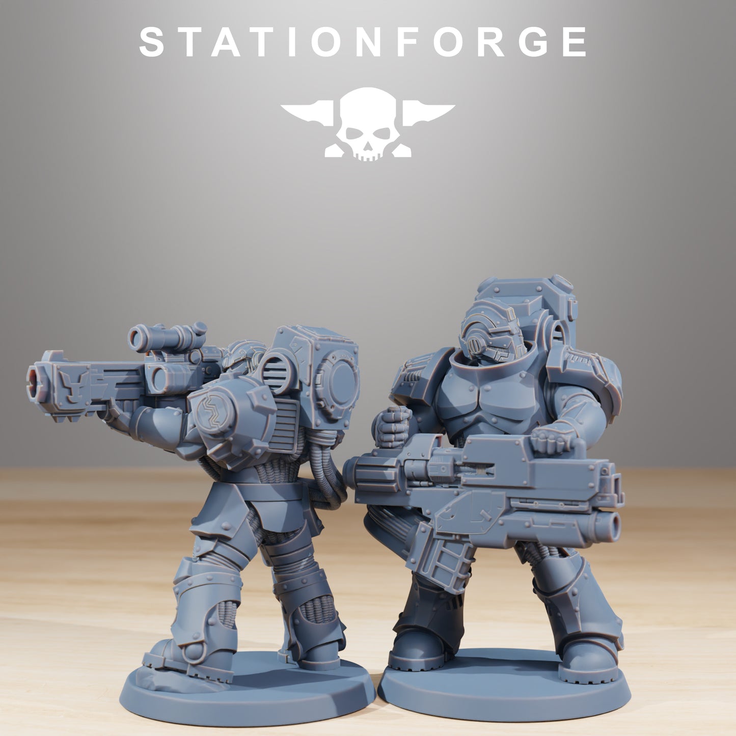 Socratis Reinforcers | Socratis Knights (10) - MKX Prime Brothers - Stationforge - 3d Printed Mini Marines