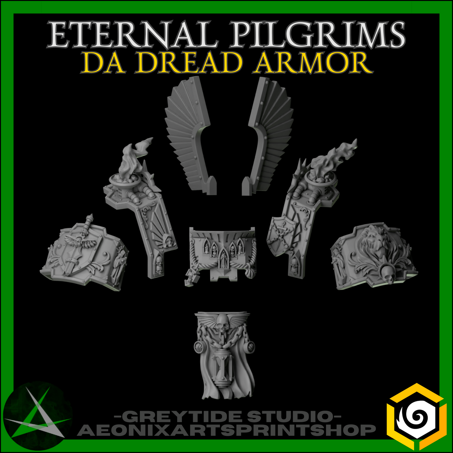 Lion Dread Armor Eternal Pilgrims | Battle Brothers - Greytide - Miniatures