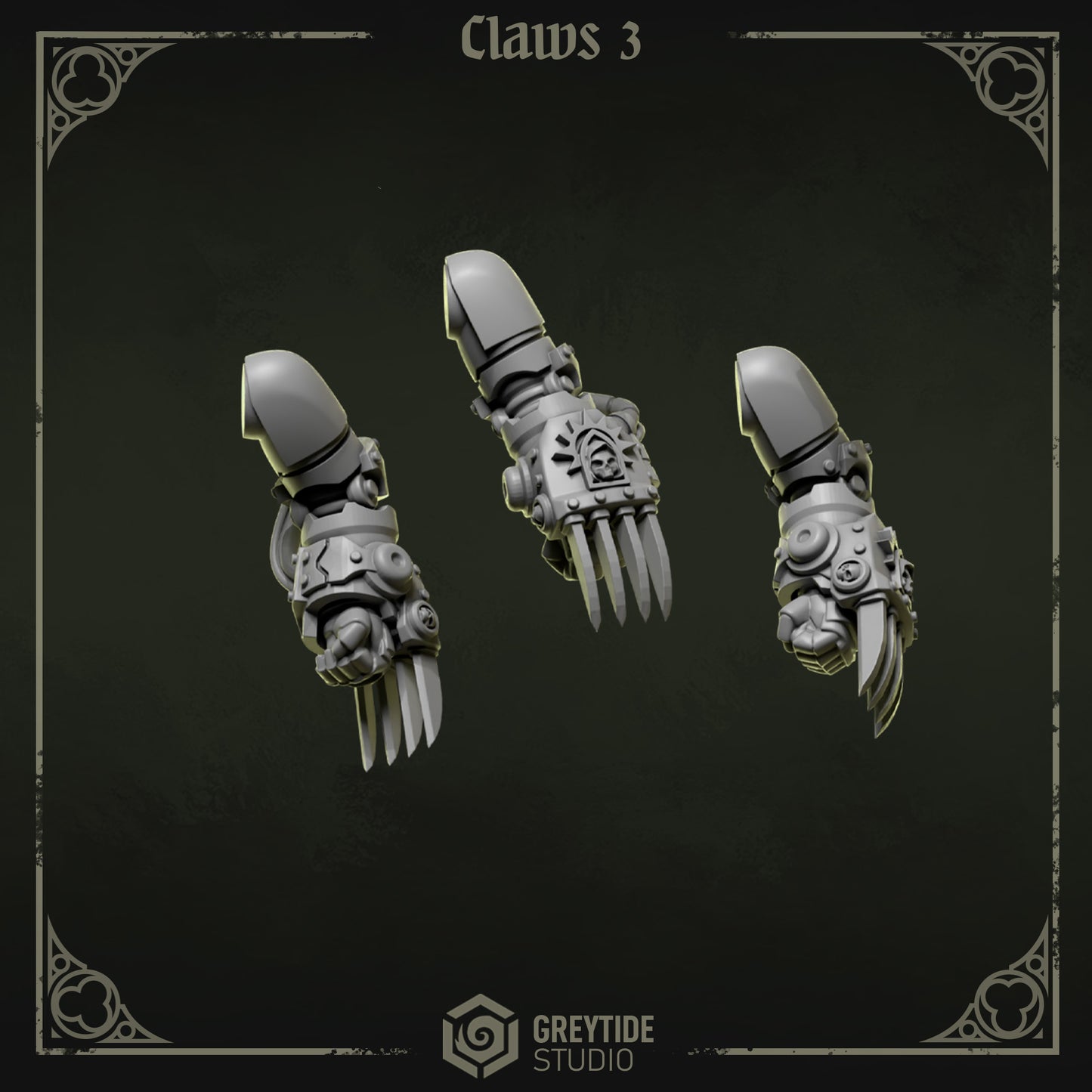 Claws 3 Eternal Pilgrims | (3) - Battle Brothers - Greytide - Miniatures