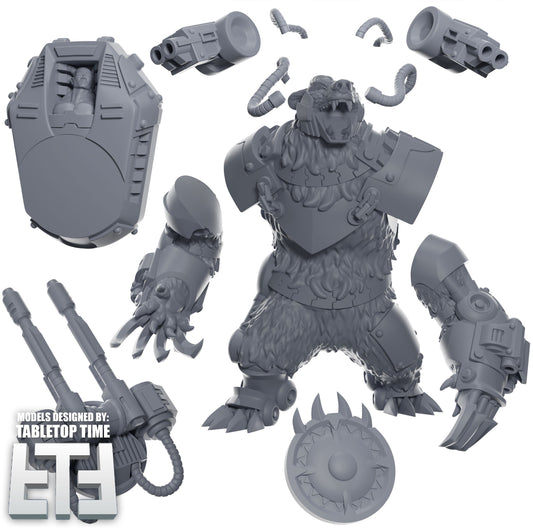 Dreadbear | Space Bears (1) - MKX Prime Brothers - Tabletop Time - 3D Printed Mini Marines