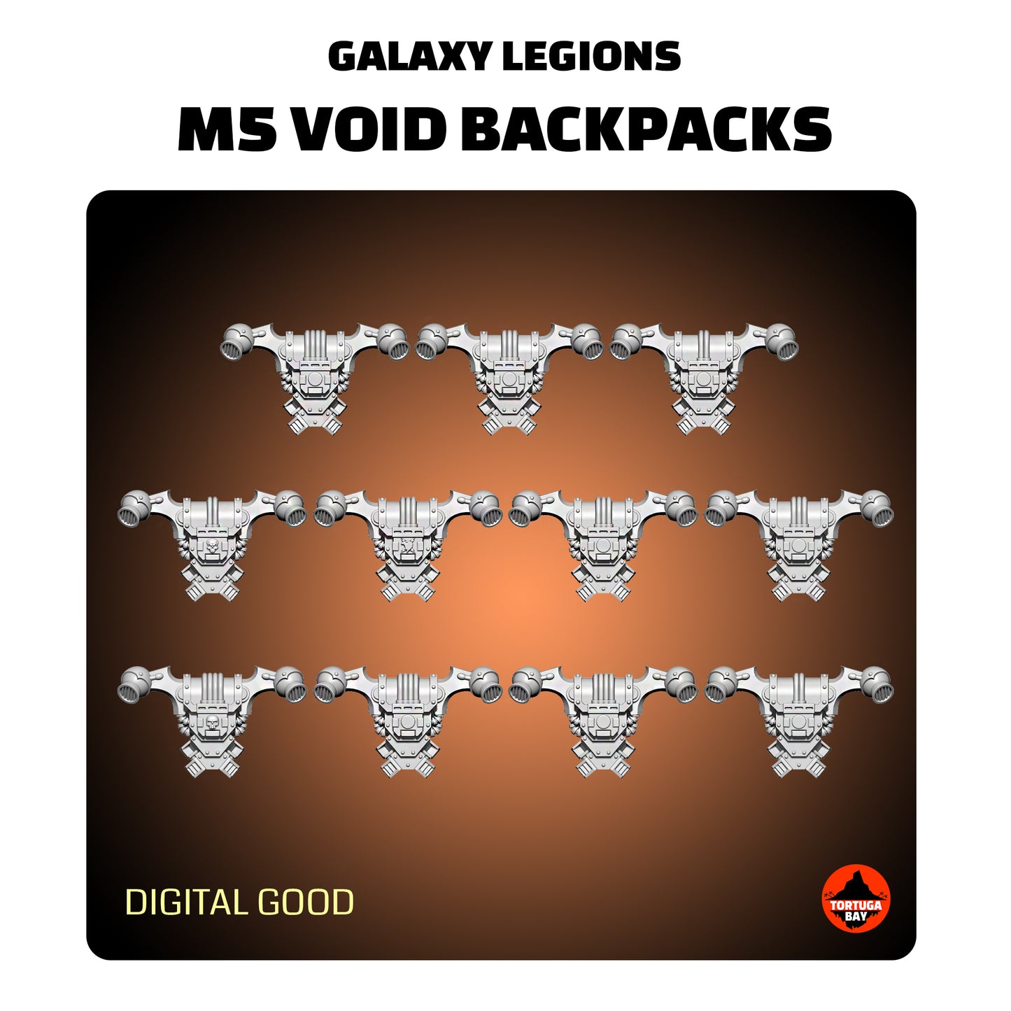M5 Void Backpacks | Galaxy Marines Bits (11) - MKV Battle Brothers- Tortugabay - 3D Printed Mini Marines