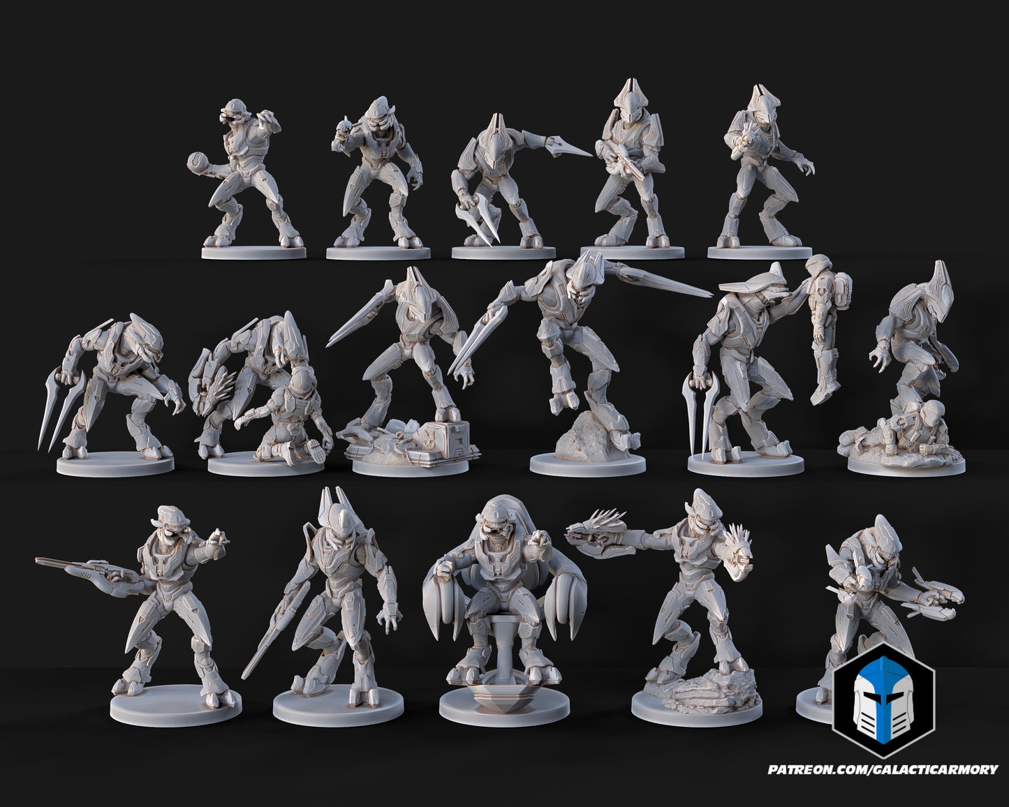 Elitist Warriors (20) - Alien Conglomerate - Ringworld - Galactic Armory