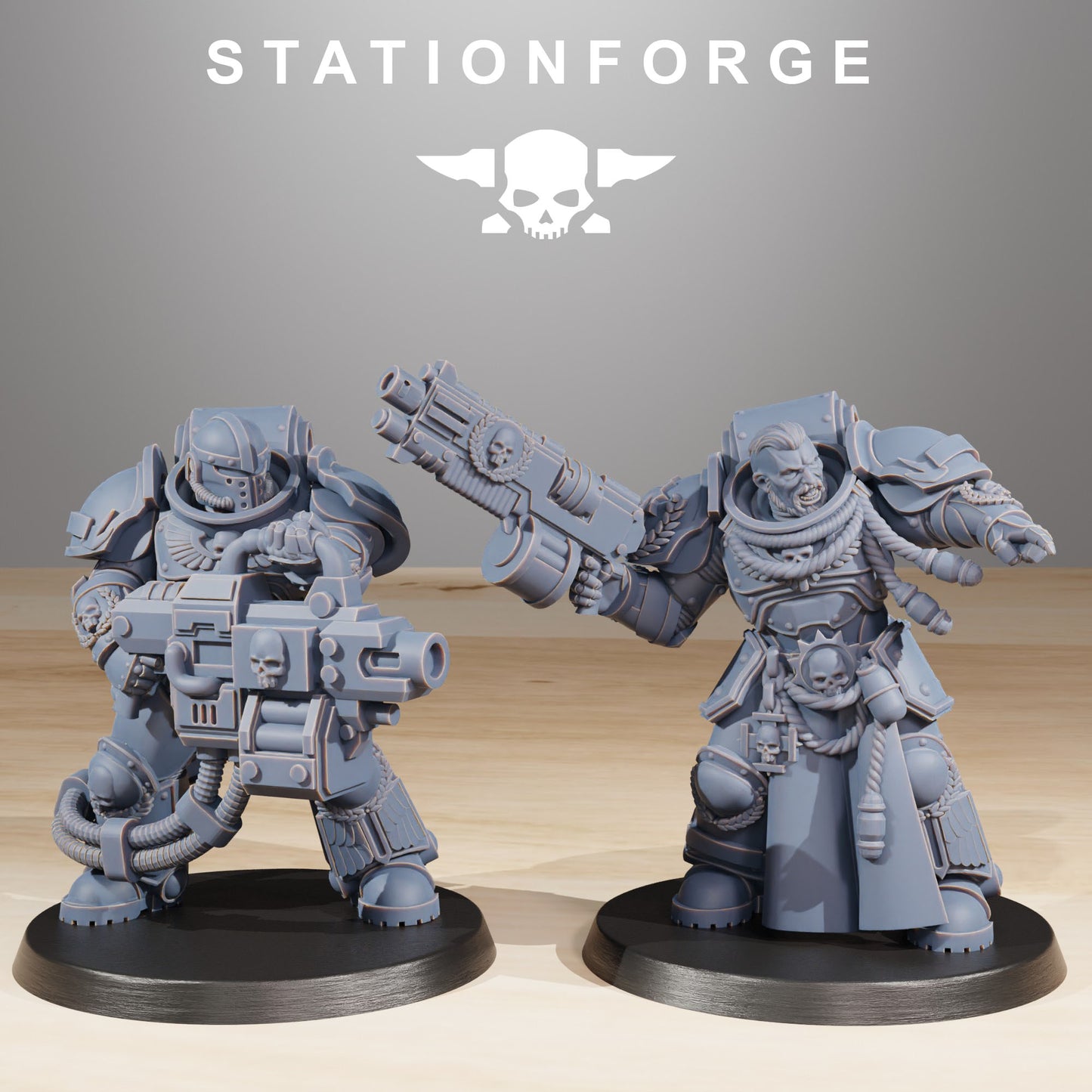 Socratis Elites | Socratis Knights (10) - MKX Prime Brothers - Stationforge - 3d Printed Mini Marines