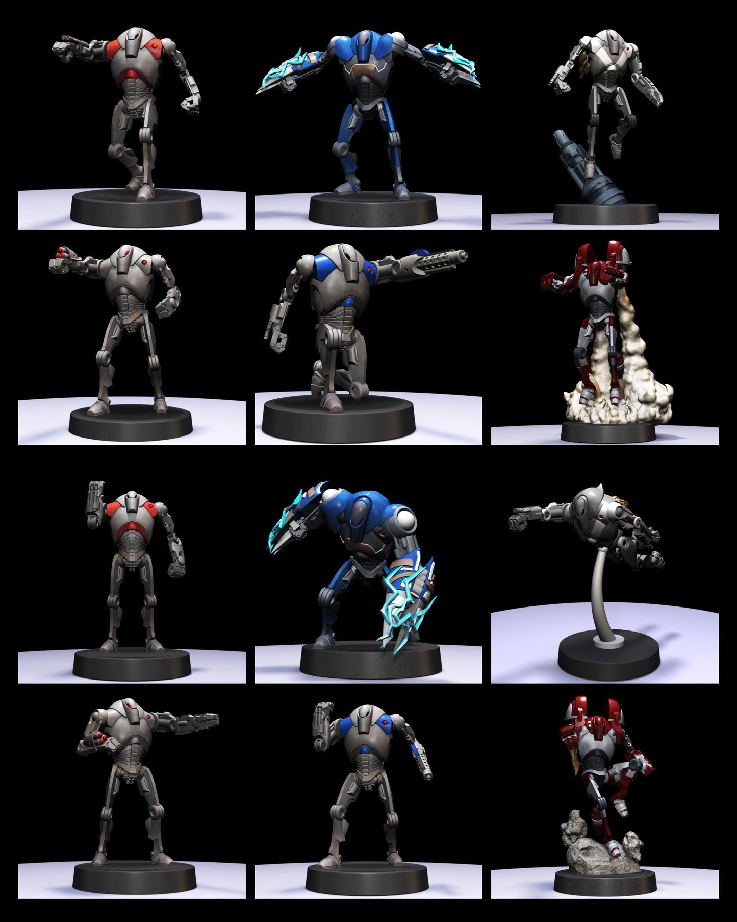 Battle Super Droids (12) - Separatists - Galactic Armory