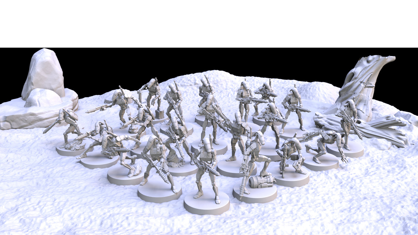 Battle Heavy Droids (20) - Separatists - Galactic Armory
