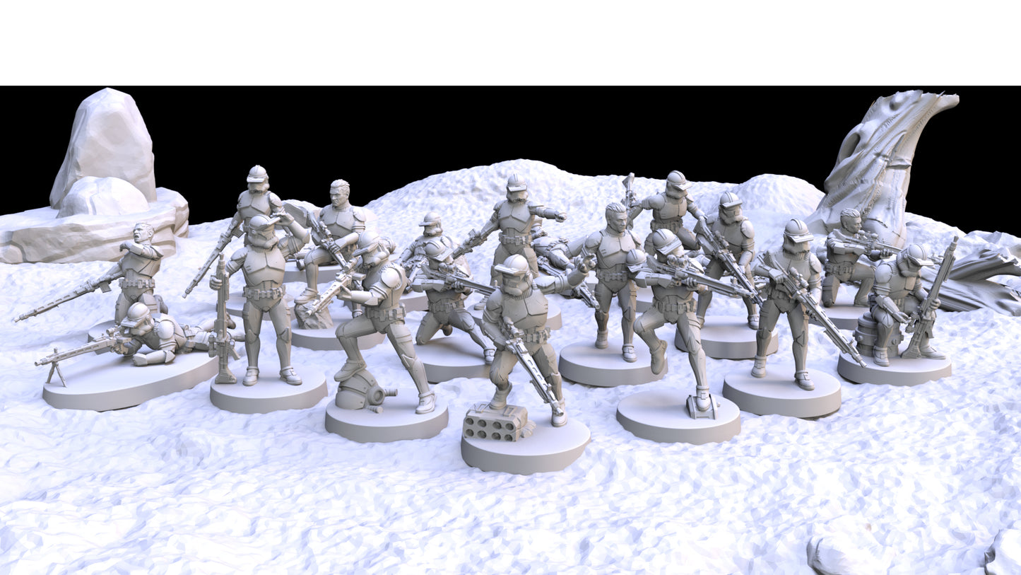 Clone Specialists Troopers (20) - Republic - Galactic Armory