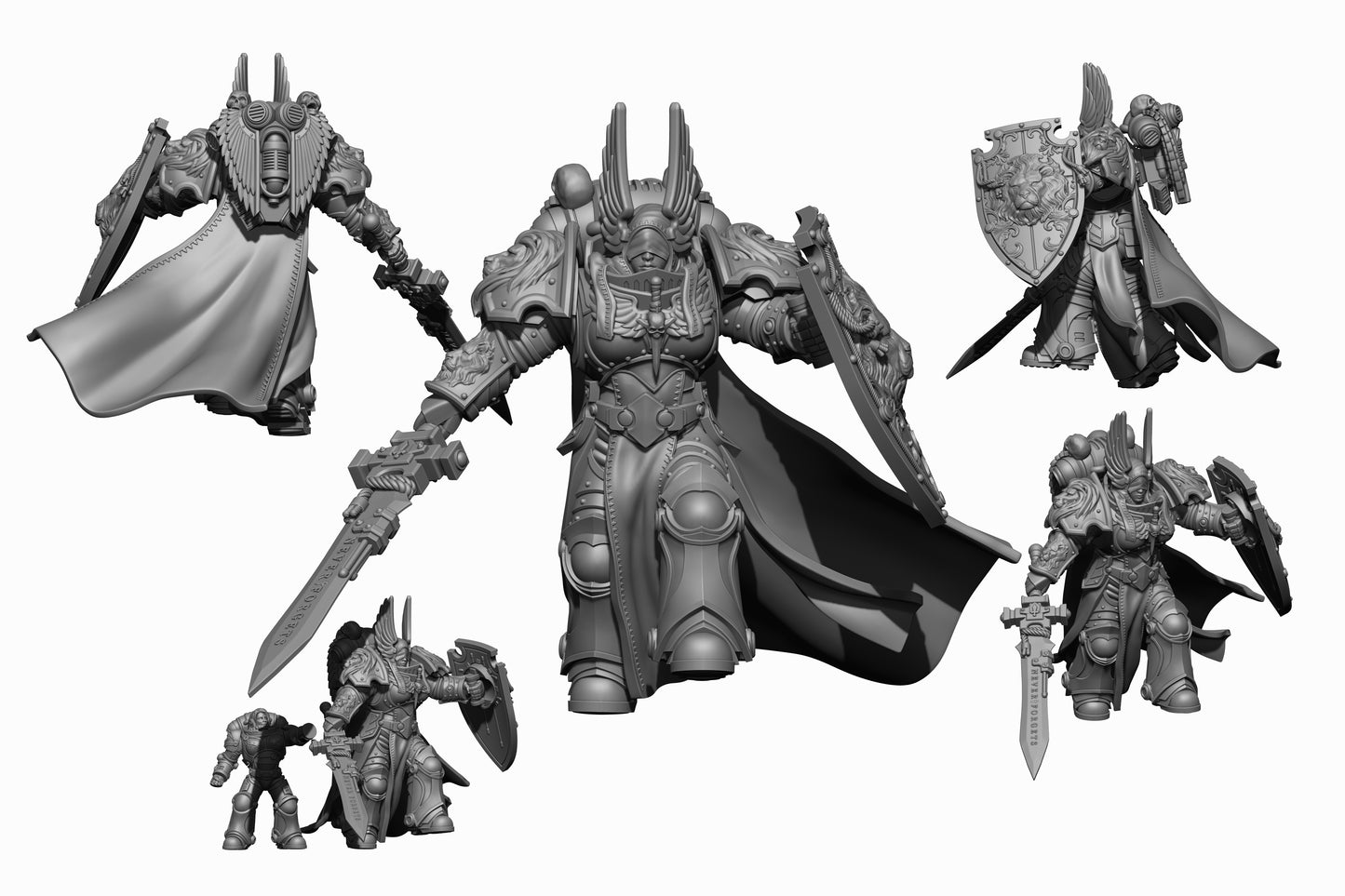 Lioness | Archon Matriarch (1) - Battle Brothers - Martapunkgirl - 3D Printed Mini Marines