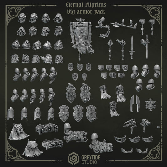 Big Armor Pack Eternal Pilgrims | Battle Brothers - Greytide - Miniatures