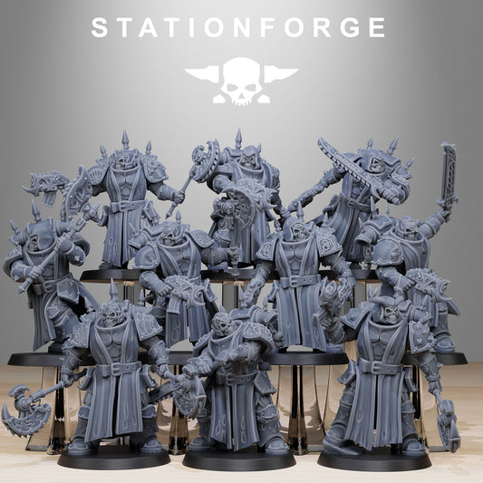 Corrupted Socratis Legion Infantry | Chaos Knights (10) - Havoc Brothers - Stationforge - 3d Printed Mini Marines