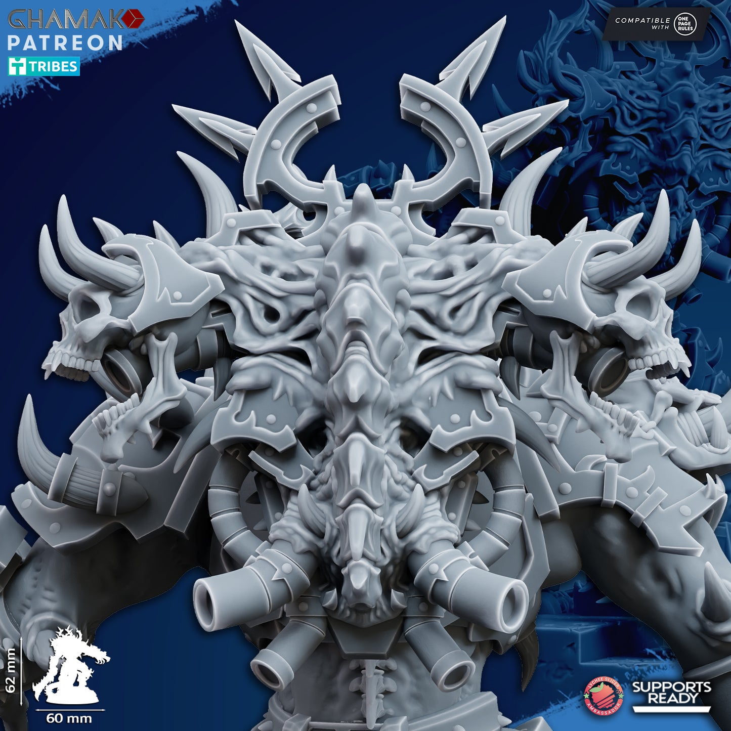 Demonic Lord | Wormhole Daemons (1)  - Havoc Brothers - Ghamak - 3D Printed Mini Marines