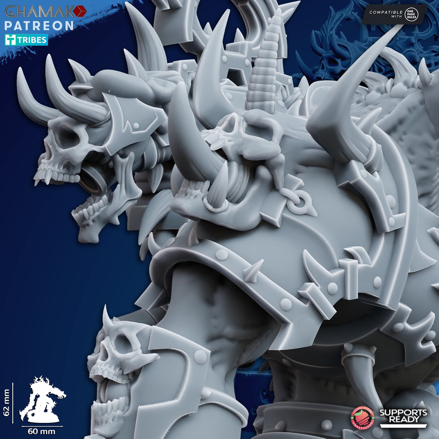 Demonic Lord | Wormhole Daemons (1)  - Havoc Brothers - Ghamak - 3D Printed Mini Marines