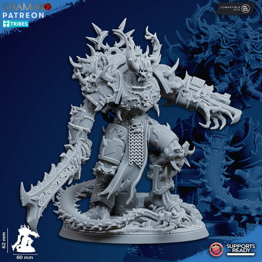 Demonic Lord | Wormhole Daemons (1)  - Havoc Brothers - Ghamak - 3D Printed Mini Marines