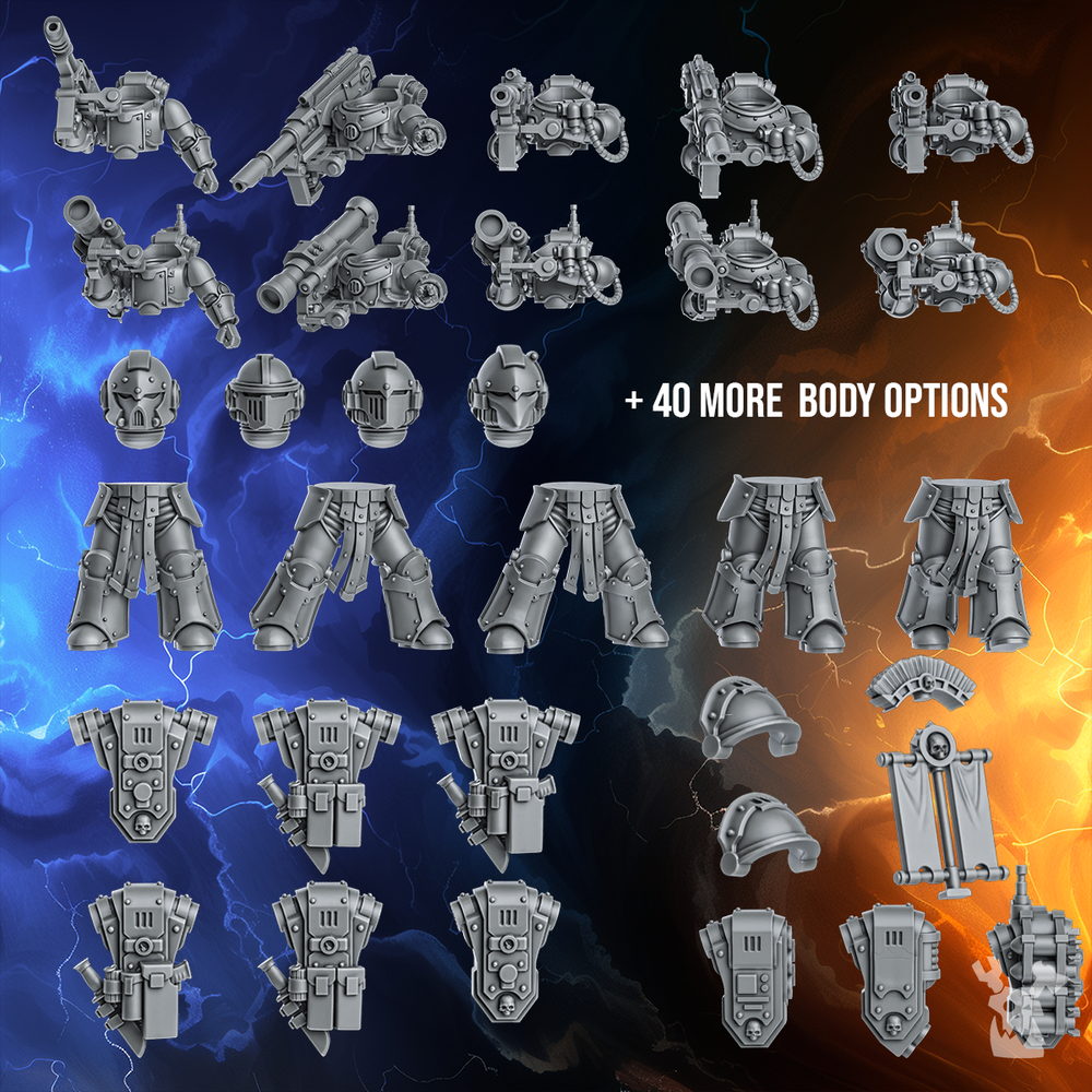 Princeps Cohort Heavy Weapons Squad | Millennium Wars (5) - Battle Brothers - DakkaDakka - 3D Printed Mini Marines
