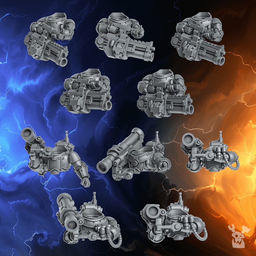 Princeps Cohort Heavy Weapons Squad | Millennium Wars (5) - Battle Brothers - DakkaDakka - 3D Printed Mini Marines