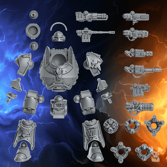 Noctis Dreadmech | Noctis Horrors Kit (1) - Havoc Brothers - DakkaDakka - 3d Printed Mini Marines