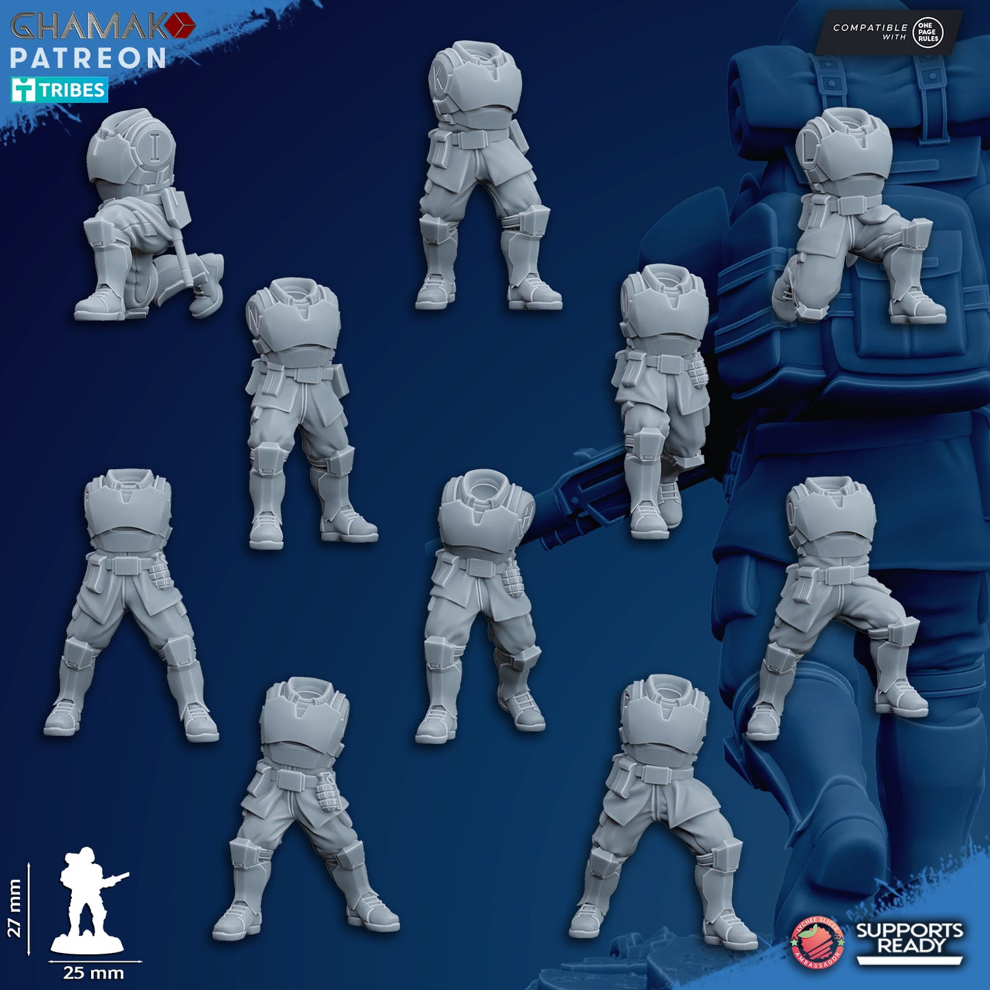 Freedom Guard Assault Troops (10) | Empire Guard - Human Defense Force - Ghamak