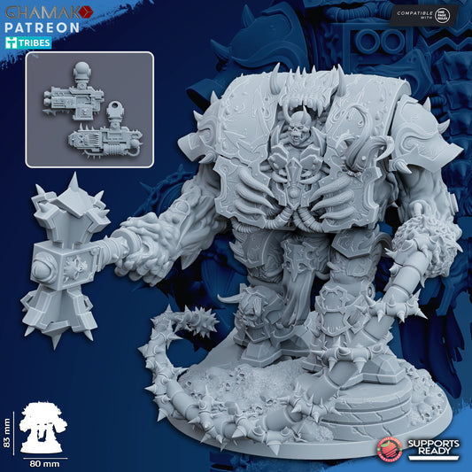 Possessed Sarcophagus | Heretic Knights (1)  - Havoc Brothers - Ghamak - 3D Printed Mini Marines