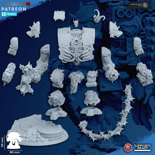 Possessed Sarcophagus | Heretic Knights (1)  - Havoc Brothers - Ghamak - 3D Printed Mini Marines