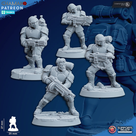 Freedom Guard Special Weapons (4) | Empire Guard - Human Defense Force - Ghamak